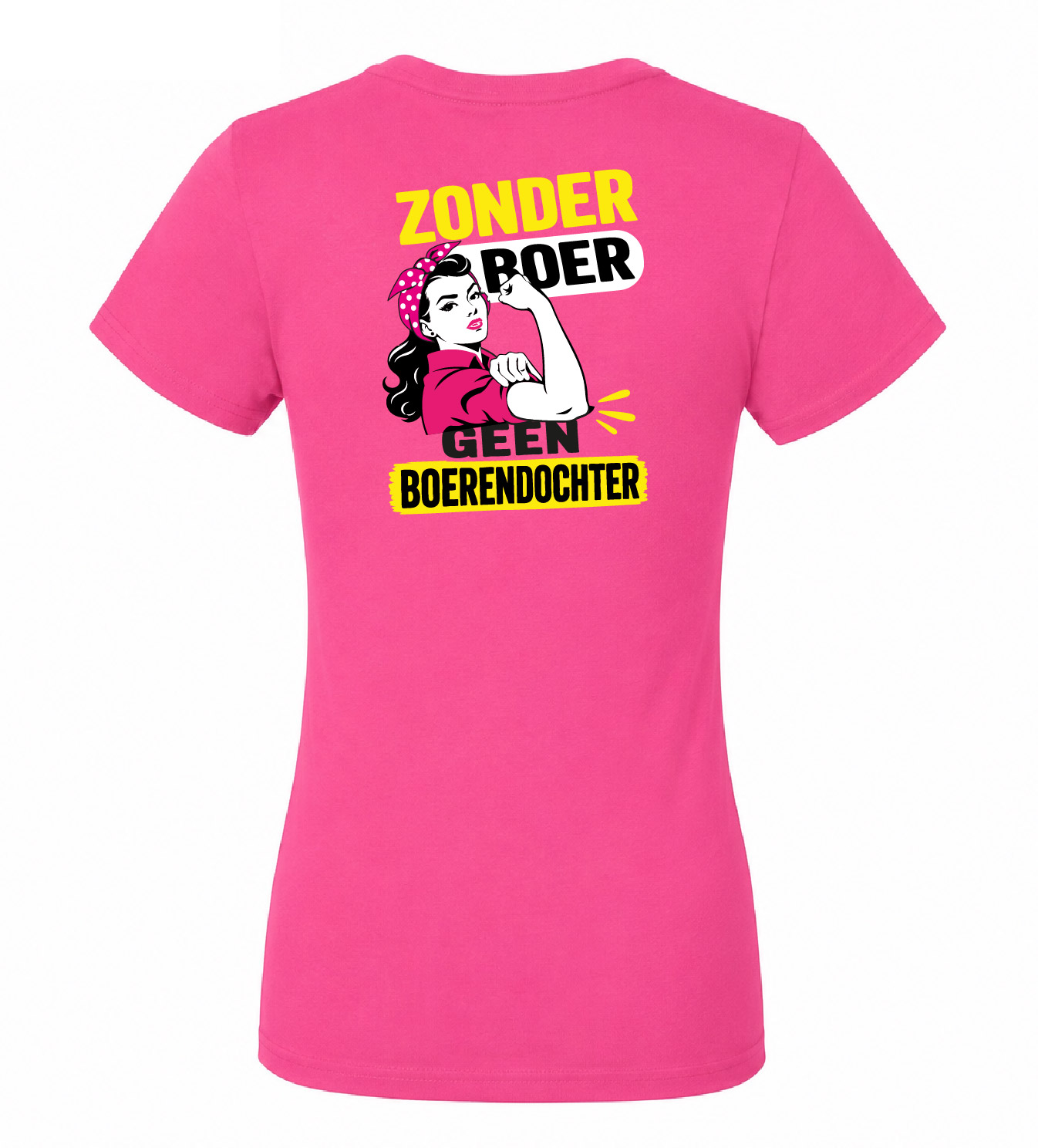 T-shirt Zonder Boer Geen Boerendochter